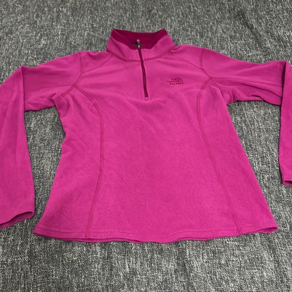 North face small 1/4 zip fleece jacket